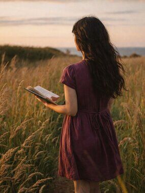 Kimchi Blue Plum Button Front Mini Dress Tie Waist Cottagecore XS